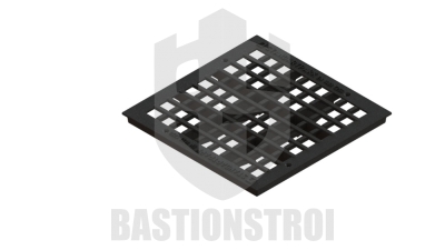 Решётка водоприемная Basic РВ-39.39 ячеистая чугунная ВЧ кл. С 34403