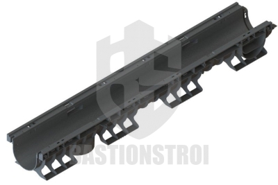 Лоток водоотводный PolyMAX Basic ЛВ-10.16.12-ПП 8020-М пластиковый