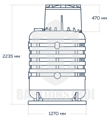 Кессон для скважины BastionStroi-2-12