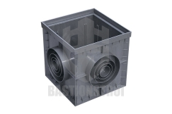 Дождеприемник PolyMAX Basic ДП-30.30 пластиковый черный 8370-М