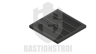 Решетка водоприемная Basic PolyMAX РВ-28.28-ПП яч. чер. 3380-Ч пластиковая (ячеистая) черная