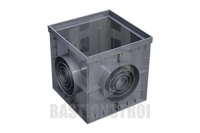 Дождеприемник PolyMAX Basic ДП-30.30 пластиковый черный 8370-М