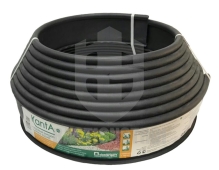 Бордюр пластиковый черный Б-1000.10.02-ПП KANTA (длина 10 метров) 82552-Ч 