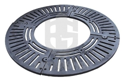 Решетка приствольная РП-120-СЧ чугунная круглая 37111 (Ø 1200х25 мм, внутренний Ø 600 мм)