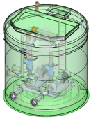 Комплектные насосные станции пожаротушения D=2500 H=3000