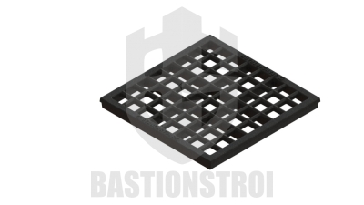 Решетка водоприемная Basic РВ-28.28-яч.-ВЧ-кл. С 3332 высокопрочный чугун ВЧ-50 (ячеистая)