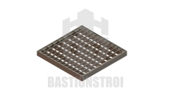 Решетка водоприемная Basic РВ-28.28-яч.-ст.-оц. 3320 стальная оцинкованная (ячеистая)