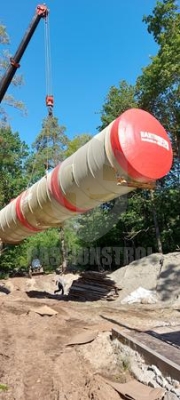 Резервуар для хранение противопожарного запаса воды BastionStroi –RP-80, объемом 80 м3